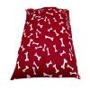 Red Bones Pet Dog Bed Cushion