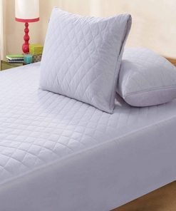 Sleep & Snuggle Anti Allergy Luxury Quilted Cotton Pillow Protector